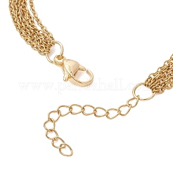 Natural Pearl Rice and 304 Stainless Steel Cross Charm Bracelets for Women&nbsp;BJEW-JB12984