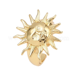 Brass Adjustable Cuff Open Rings&nbsp;LS-RJEW-C145-03G