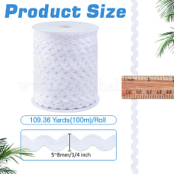 Polyester Wave Ribbon&nbsp;OCOR-WH0078-536C