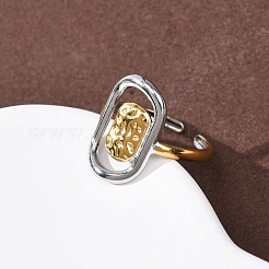 304 Stainless Steel Cuff Open Rings&nbsp;RJEW-P181-02A-A