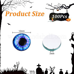 1 Set Glass Cabochons&nbsp;GLAA-GA0002-27A