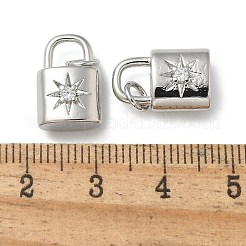 Rack Plating Brass Micro Pave Cubic Zirconia Pendants&nbsp;KK-K392-27P