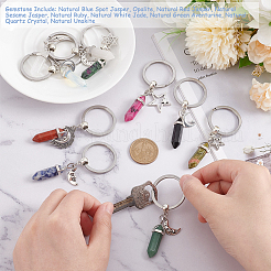Bullet Gemstone Pendant Keychain&nbsp;KEYC-AB00010