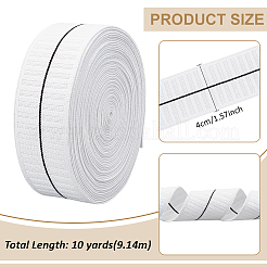10 Yards Flat Polyester Elastic Cord&nbsp;SRIB-BC0001-35A