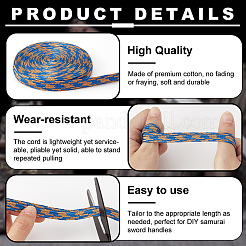 Cotton & Silk Blended Yarns Ribbon for Handle&nbsp;OCOR-WH0085-71A