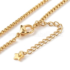 304 Stainless Steel Box Chain Lariat Necklaces Making&nbsp;AJEW-JB00993