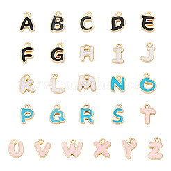 78Pcs 26 Styles Alloy Enamel Charms&nbsp;ENAM-TA0003-52