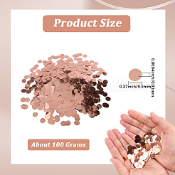 100G PE Paillette/Sequin Confetti&nbsp;DIY-SP0005-41E