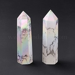 AB Color Plated Natural Howlite Display Decoration&nbsp;G-E137-01B