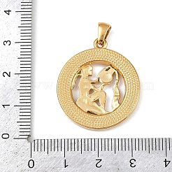 304 Stainless Steel Pendants&nbsp;STAS-C131-03G-08