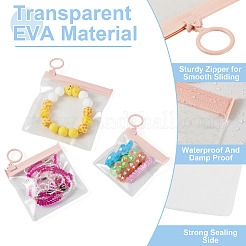 24Pcs 3 Styles Transparent EVA Resealable Bags with Rings&nbsp;ABAG-TA0002-25