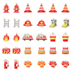 30Pcs 15 Styles Alloy Enamel Pendants&nbsp;FIND-TA0009-87