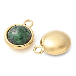 Ion Plating(IP) 304 Stainless Steel with Gemstone Pendants&nbsp;STAS-Q345-11G-01