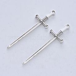 Tibetan Style Alloy Cabochons&nbsp;TIBE-R316-140AS-RS