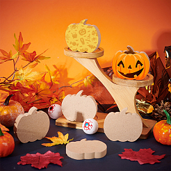 10Pcs MDF Wood Blank Display Decorations&nbsp;AJEW-BC0002-06A
