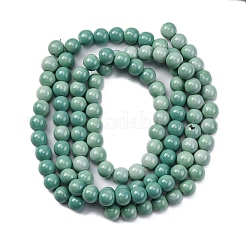 Baking Paint Glass Bead Strands&nbsp;DGLA-XCP0001-21