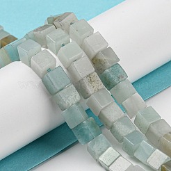 Natural Flower Amazonite Beads Strands&nbsp;G-Q1008-B03