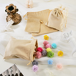 4Pcs 4 Styles Velvet Jewelry Drawstring Storage Pouches&nbsp;TP-TADJ0001-02
