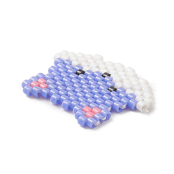 Handmade Loom Pattern MIYUKI Seed Beads&nbsp;PALLOY-MZ00064-02