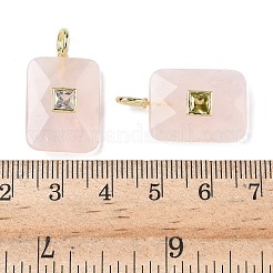 Natural Rose Quartz Pendants&nbsp;G-I391-03G-01