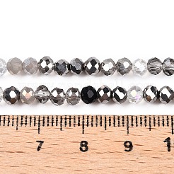 Electroplate Glass Beads Strands&nbsp;GLAA-T023-B16-01
