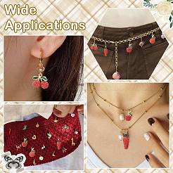 8Pcs 4 Styles Polymer Clay Rhinestone Pendants&nbsp;CLAY-CJ0002-11