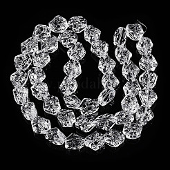 Transparency Glass Beads Strands&nbsp;GLAA-T023-14