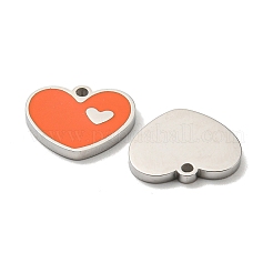 304 Stainless Steel Enamel Charms&nbsp;STAS-L022-163P