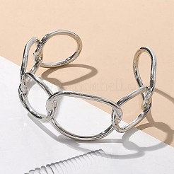 ElectrophoresisIron Cuff Bangles for Women&nbsp;BJEW-M057-06P