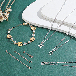 9Pcs 3 Style 925 Sterling Silver Chain Extender&nbsp;FIND-PH0004-44