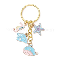 Alloy Enamel Whale Keychains&nbsp;KEYC-JKC01296