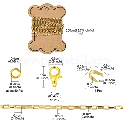 DIY Chain Bracelet Necklace Making Kit&nbsp;DIY-FS0003-65