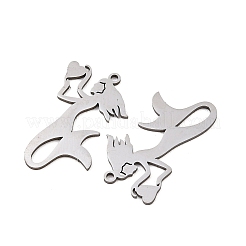 201 Stainless Steel Pendants&nbsp;STAS-I364-06P
