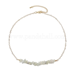 Natural & Synthetic Mixed Gemstone Chip Bib Necklaces&nbsp;NJEW-JN04950