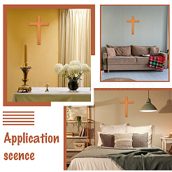 Cross Wood Wall Decorations&nbsp;AJEW-WH0596-673