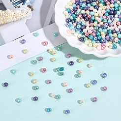500Pcs Eco-Friendly Dyed Glass Pearl Round Beads&nbsp;HY-PA0001-04