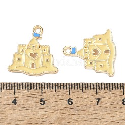 Alloy Enamel Pendants&nbsp;AL-CBAE435-02G