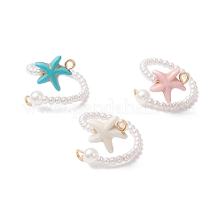 3Pcs 3 Colors Synthetic Turquoise Cuff Rings&nbsp;RJEW-JR00902
