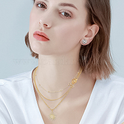 4Pcs 4 Styles Brass Box Clasps&nbsp;KK-BBC0020-80