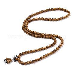 4-Loop Wrap Style Buddhist Jewelry&nbsp;WOOD-N010-021