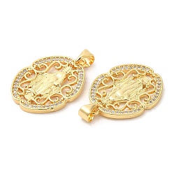 Rack Plating Brass Pendants&nbsp;KK-R146-04G