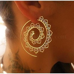 Spiral Alloy Stud Earrings&nbsp;FS-WG5570C-01