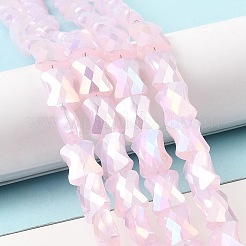AB Color Plate Glass Beads Strands&nbsp;EGLA-P051-06A-C
