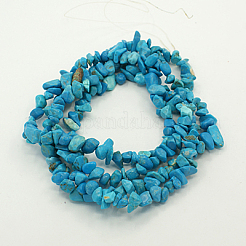 Natural Magnesite Chips Beads Strands&nbsp;F029