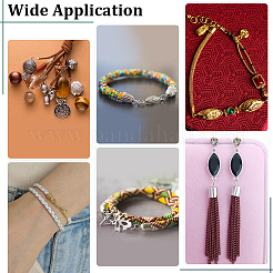 114Pcs 11 Styles Tibetan Style Alloy Cord Ends&nbsp;TIBE-PH0002-46