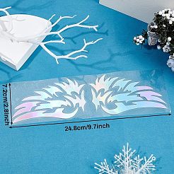 Wings Waterproof Holographic Vinyl Carved Hollow Decal Sticker&nbsp;DIY-FG0001-27