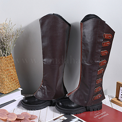 Imitation Leather Boot Cover&nbsp;AJEW-WH0258-941B