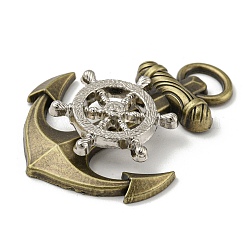 Tibetan Style Alloy Pendants&nbsp;PALLOY-A007-02AB