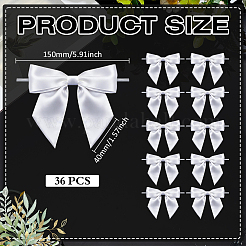36Pcs Polyester Packaging Ribbon Bowknot&nbsp;AJEW-ME0003-02A