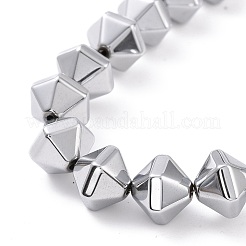 Electroplated Non-magnetic Synthetic Hematite Beads Strands&nbsp;G-G862-01